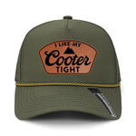 I Like My Cooter Tight Performance Leather Patch Hat