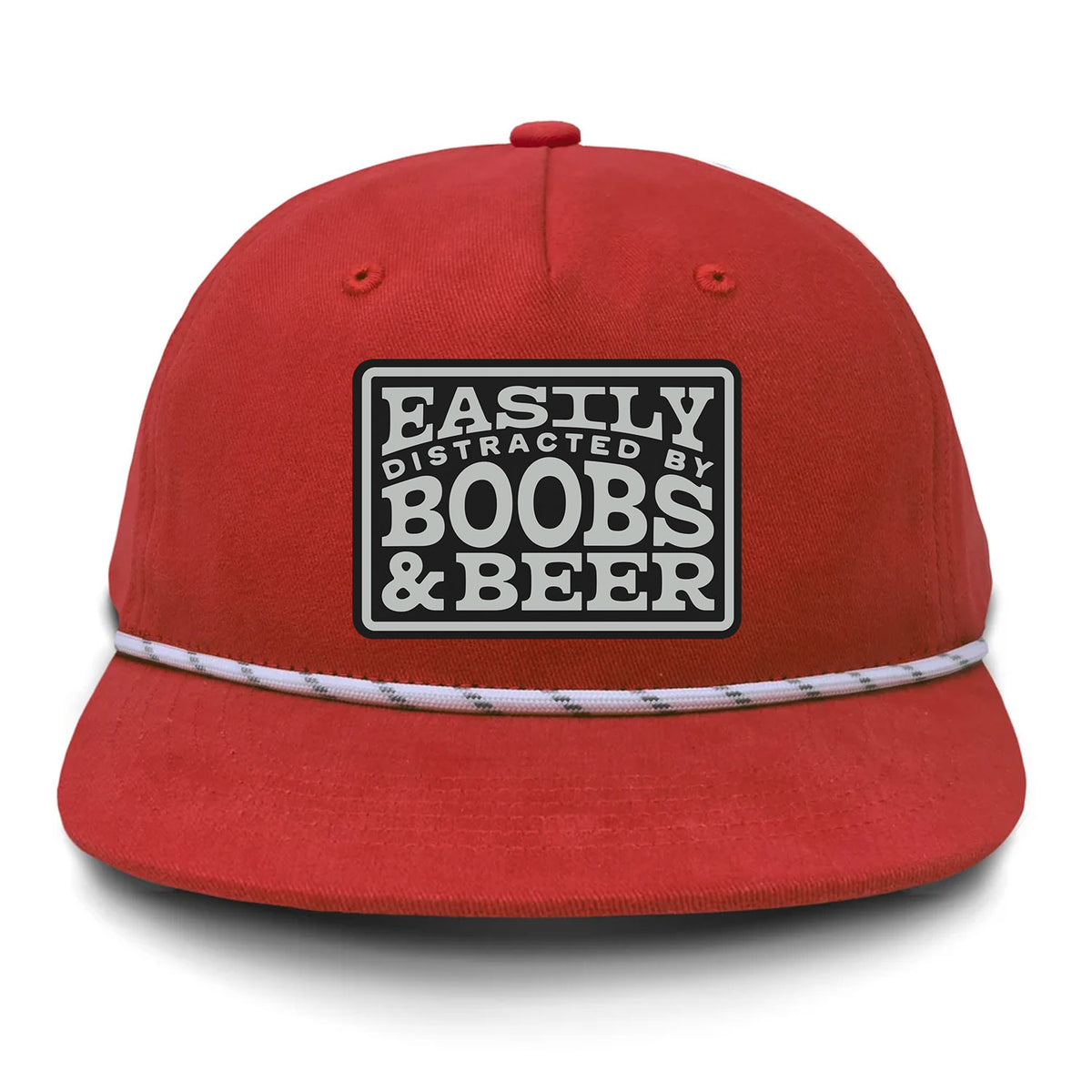 Easily Distracted By Boobs & Beer Patch Hat