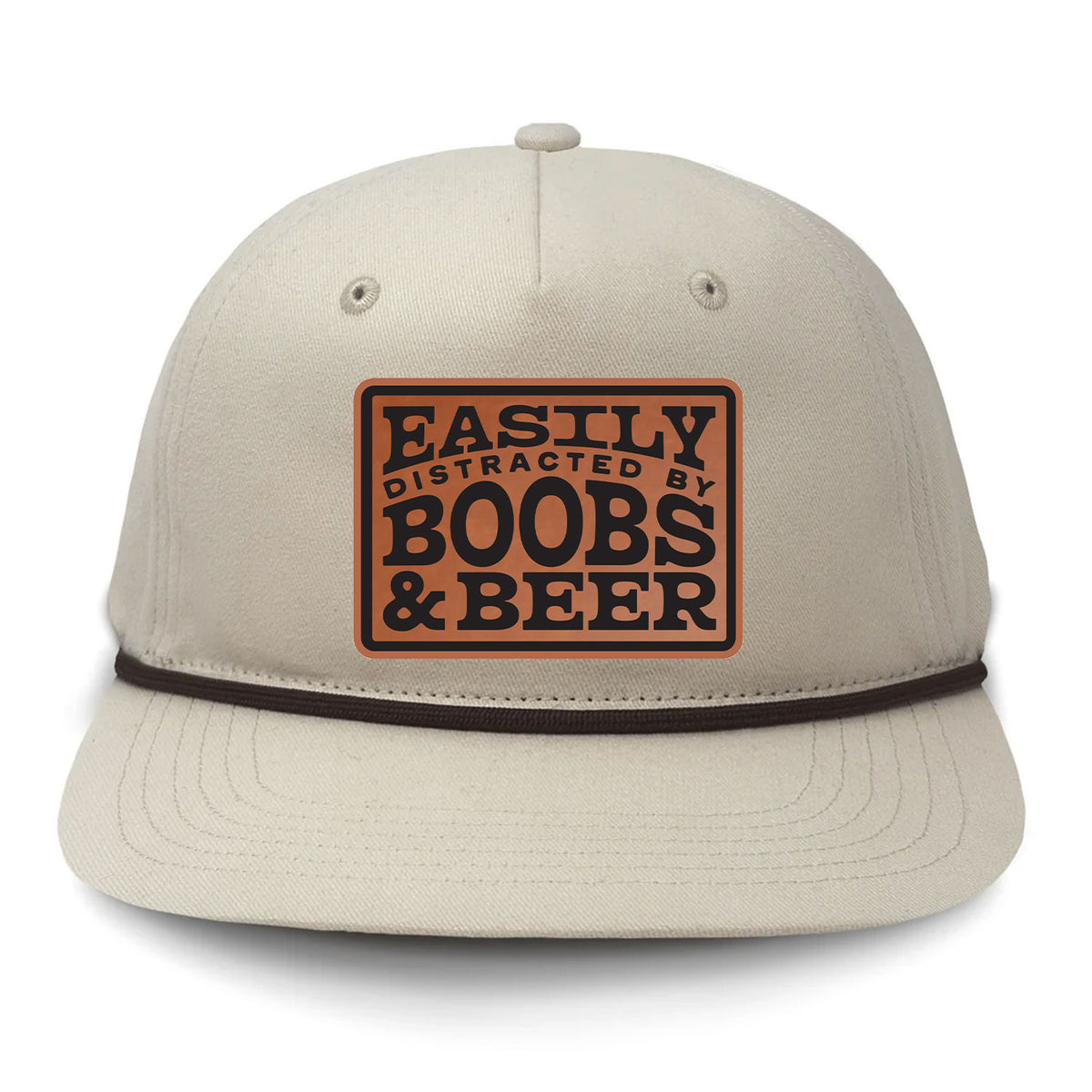 Easily Distracted By Boobs & Beer Patch Hat