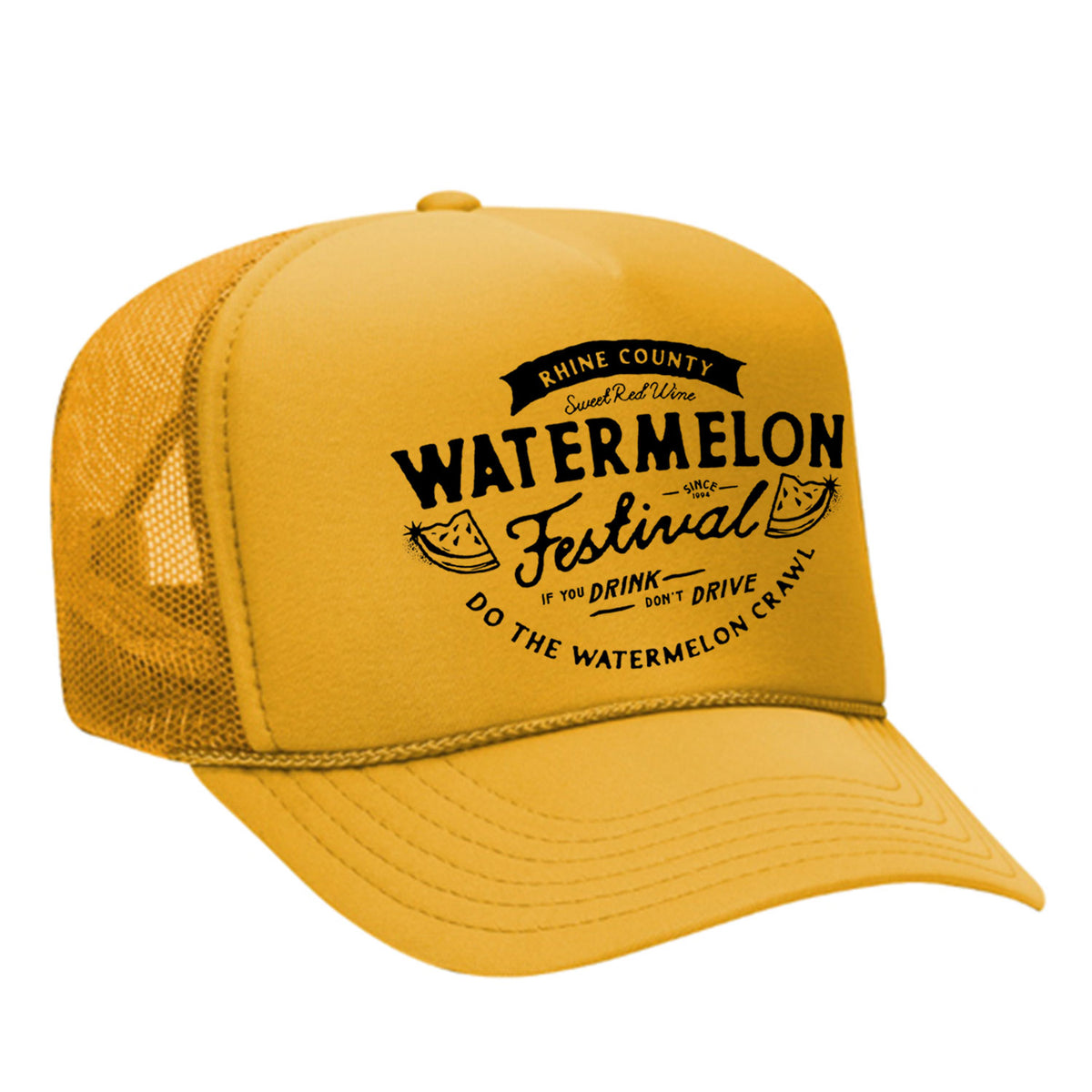 Watermelon Crawl Foam Trucker Hat