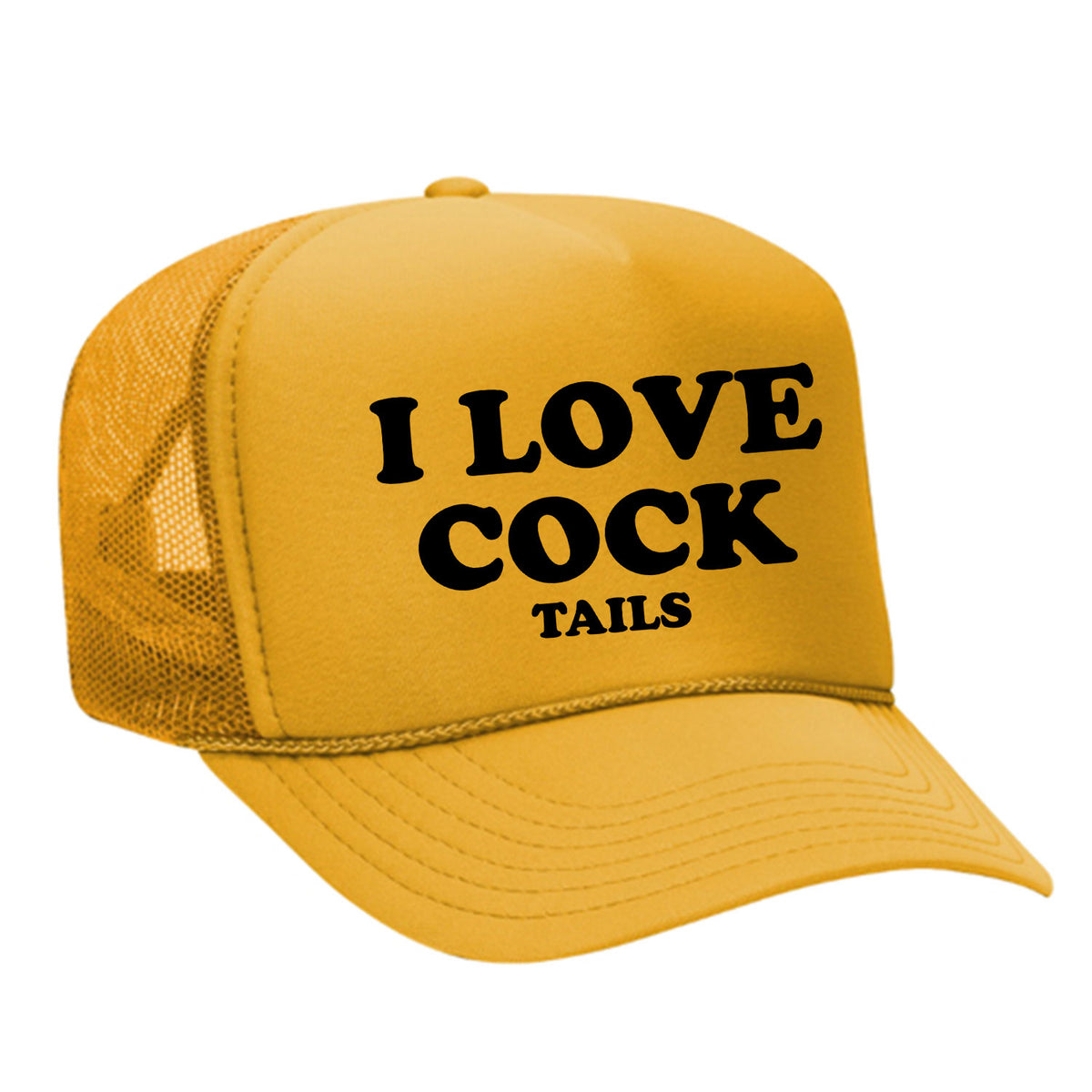 I Love Cock Tails Foam Trucker Hat