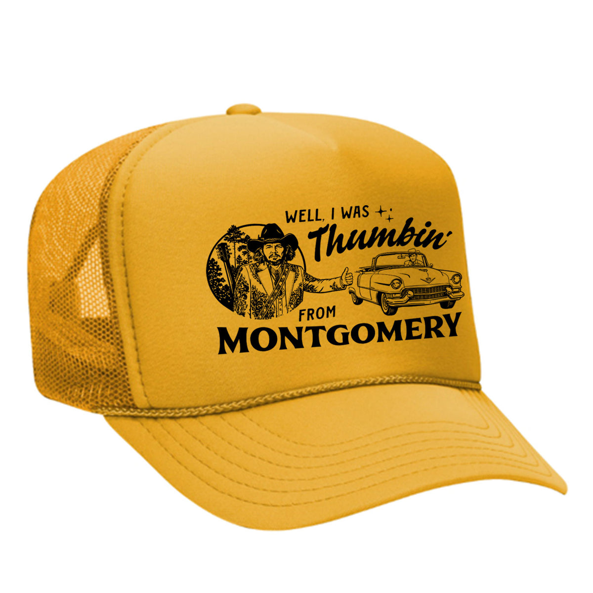 Thumbin' From Montgomery Foam Trucker Hat