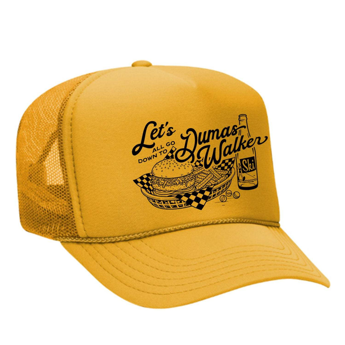 Dumas Walker Foam Trucker Hat - Gold
