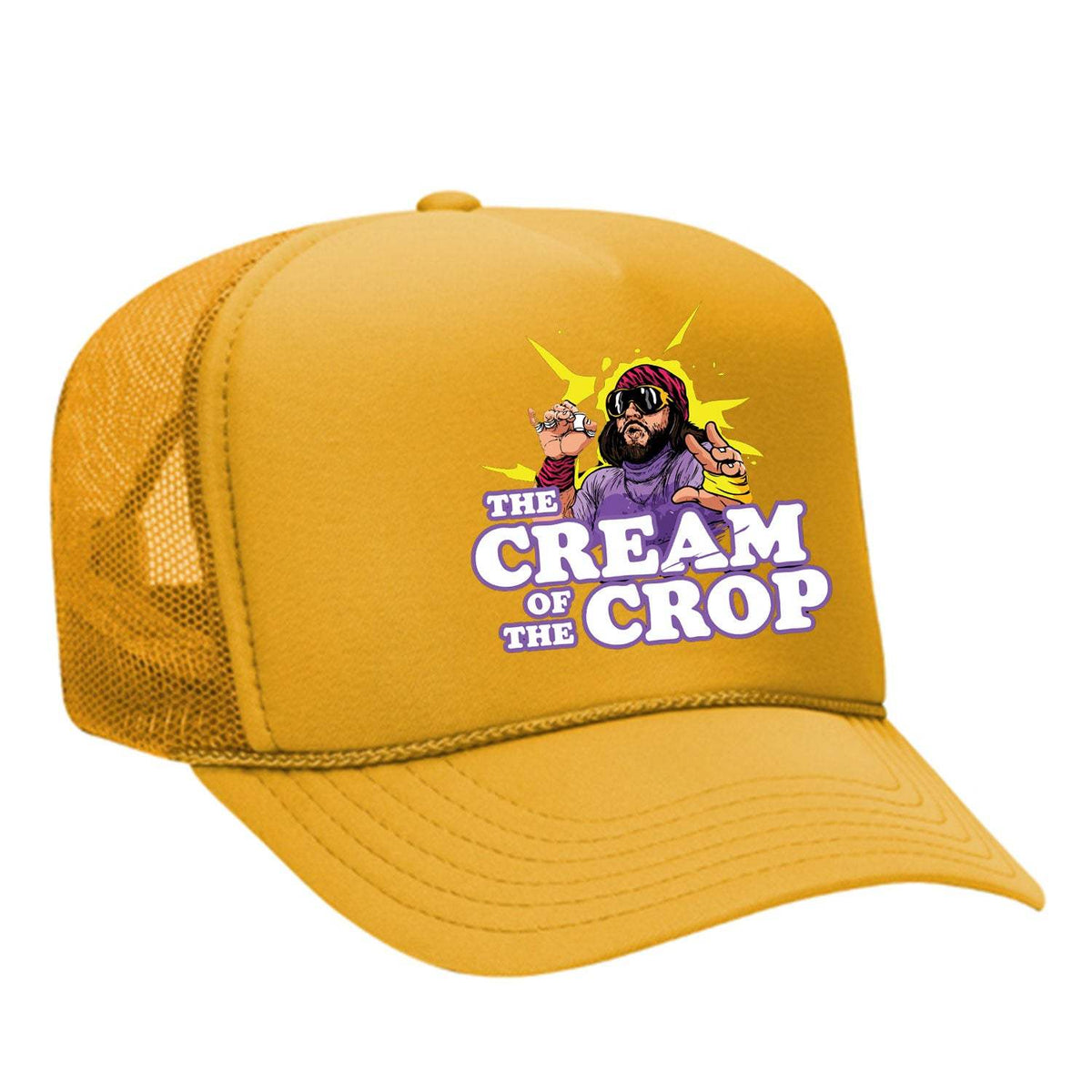 The Cream Of The Crop Foam Trucker Hat - Gold