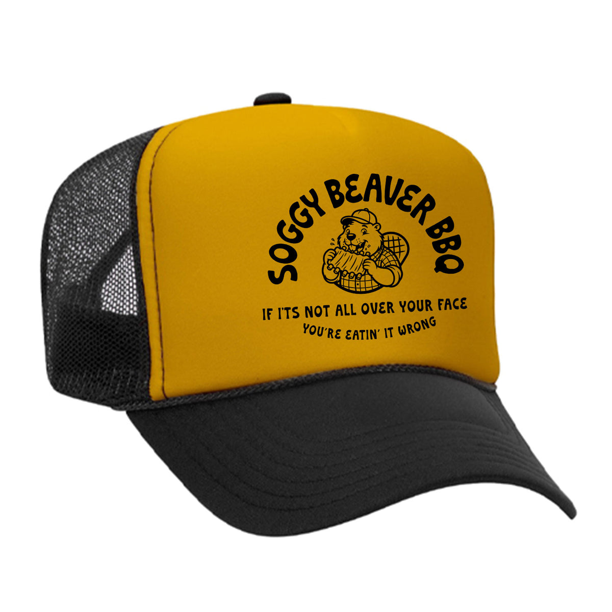 Soggy Beaver BBQ Foam Trucker Hat