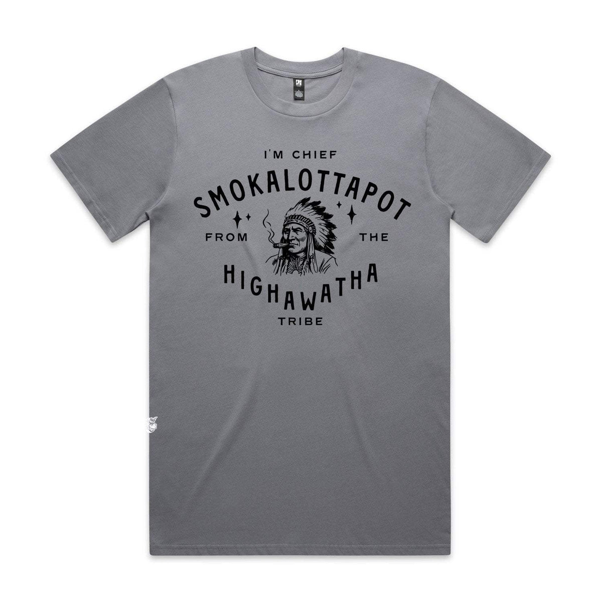 Chief Smokalottapot Premium Tee - Gravel