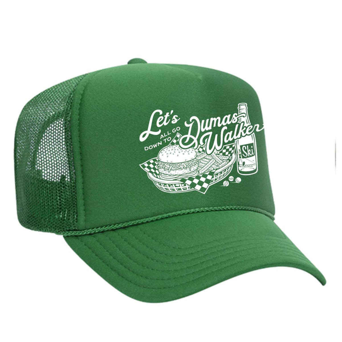 Dumas Walker Foam Trucker Hat - Green