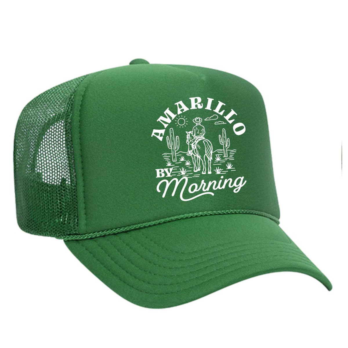 Amarillo By Morning Foam Trucker Hat - Green