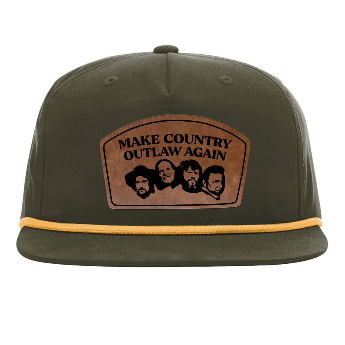 Make Country Outlaw Again Flat Bill Rope