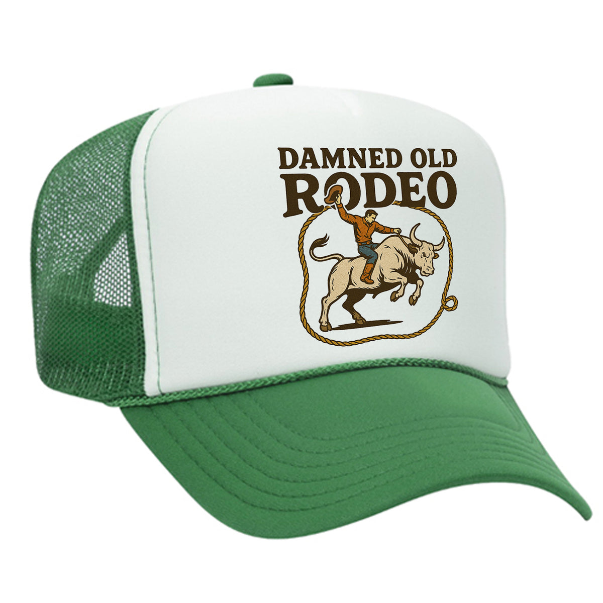 Damned Old Rodeo Foam Trucker Hat