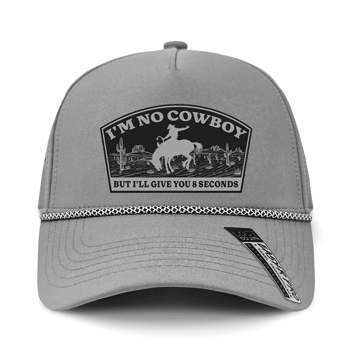 I'm No Cowboy Performance Leather Patch Hat