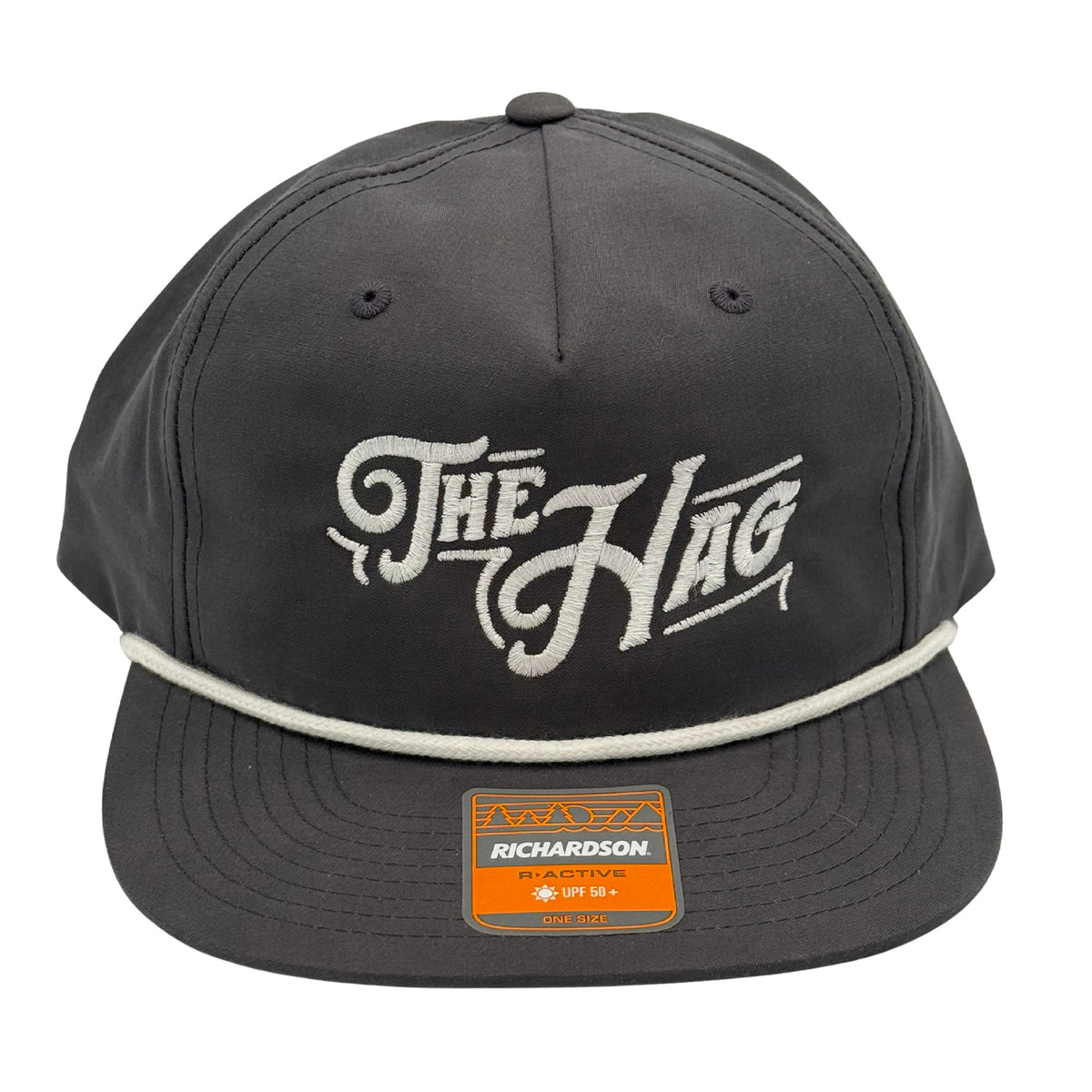 The Hag Embroidered Flat Bill Hat