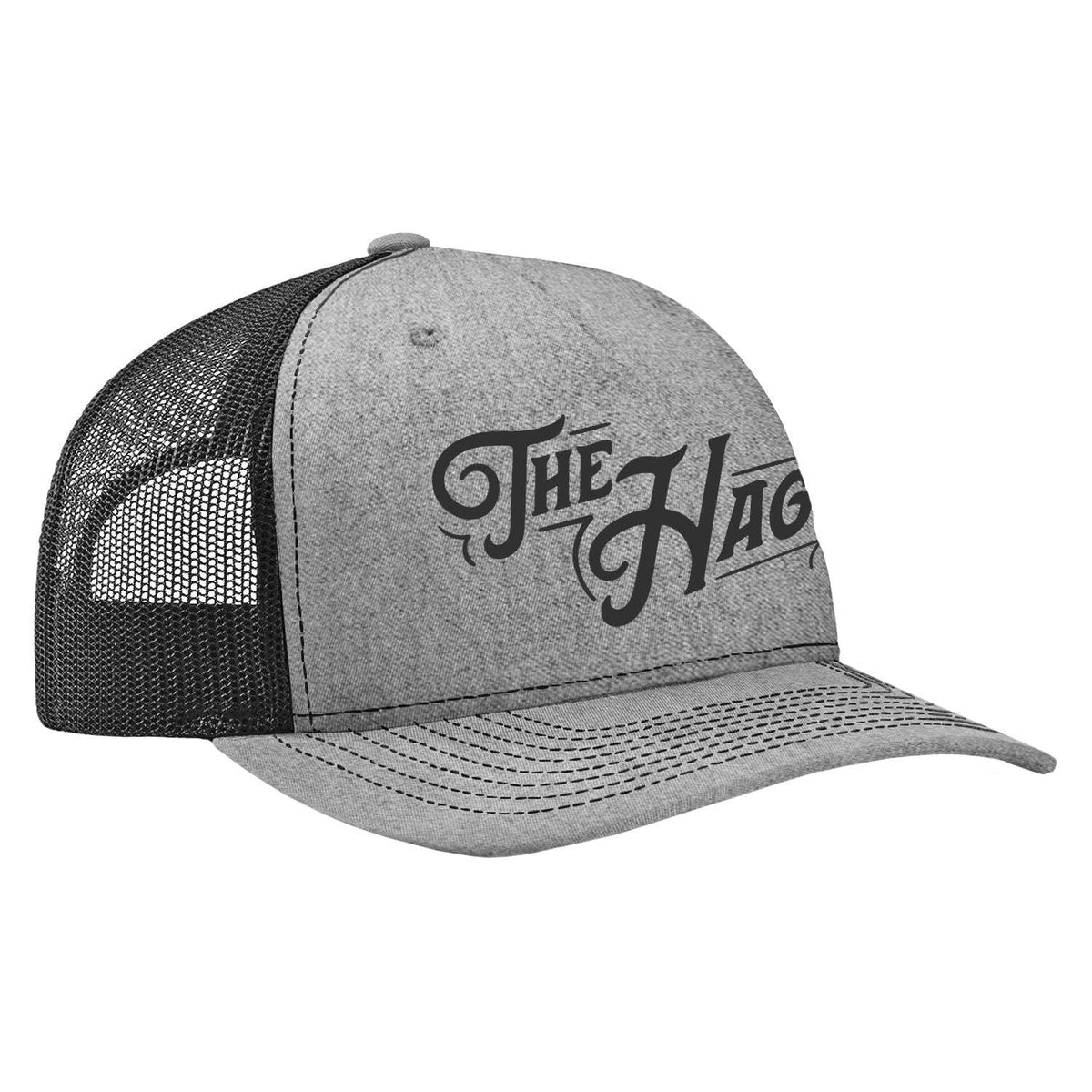 The Hag Classic Trucker Hat - Heather / Black