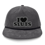 I Love Sluts Flat Bill Rope