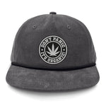 Don't Panic It's Organic Flat Bill Rope Leather Patch Hat