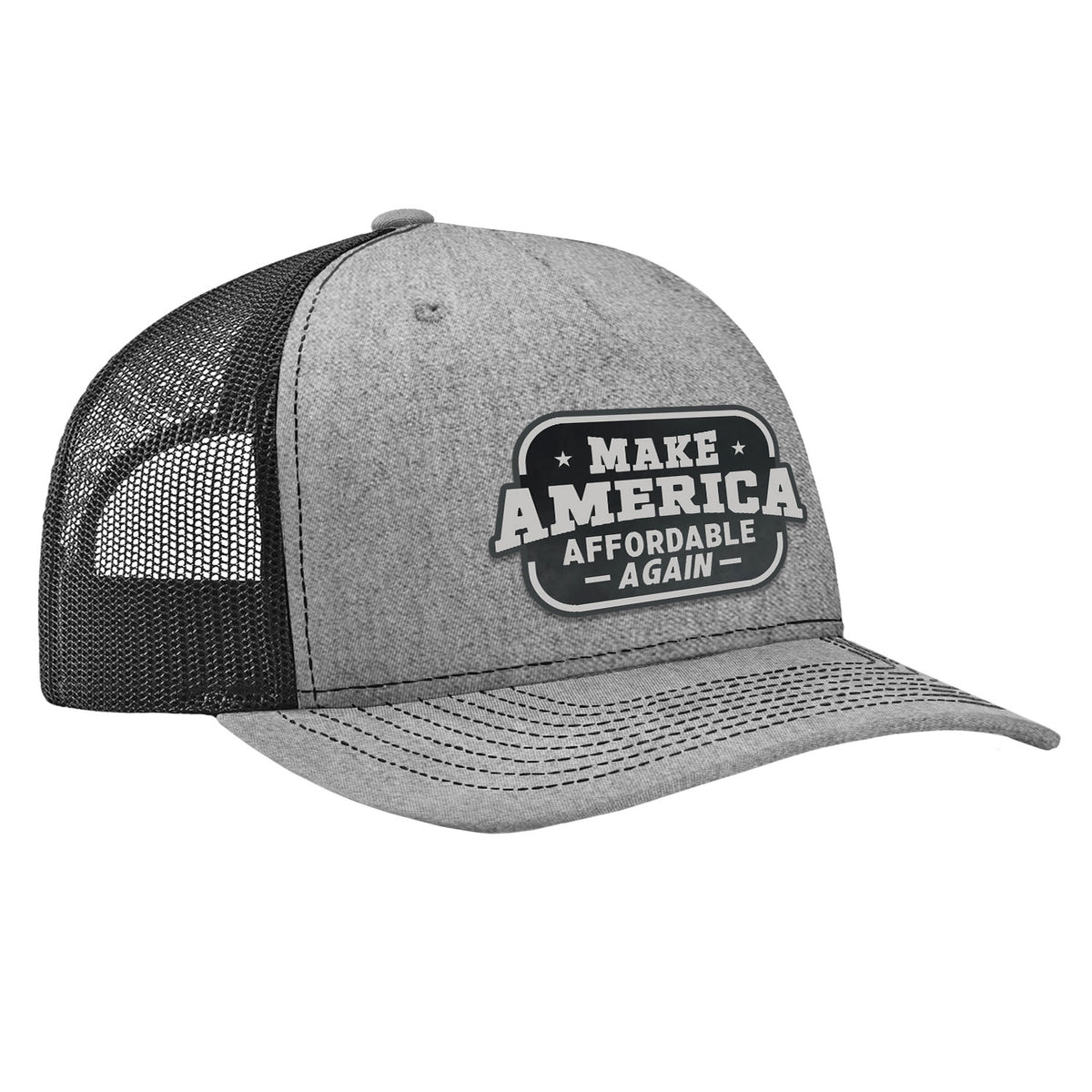 Make America Affordable Again Classic Trucker Hat - Heather Black