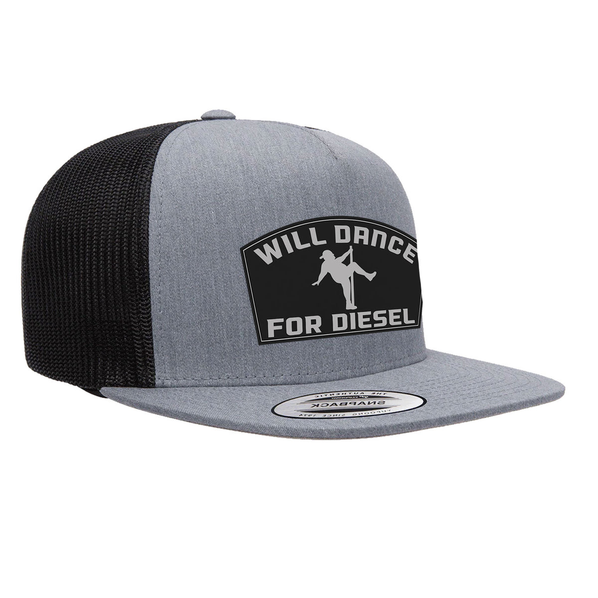 Will Dance For Diesel Flat Bill Hat