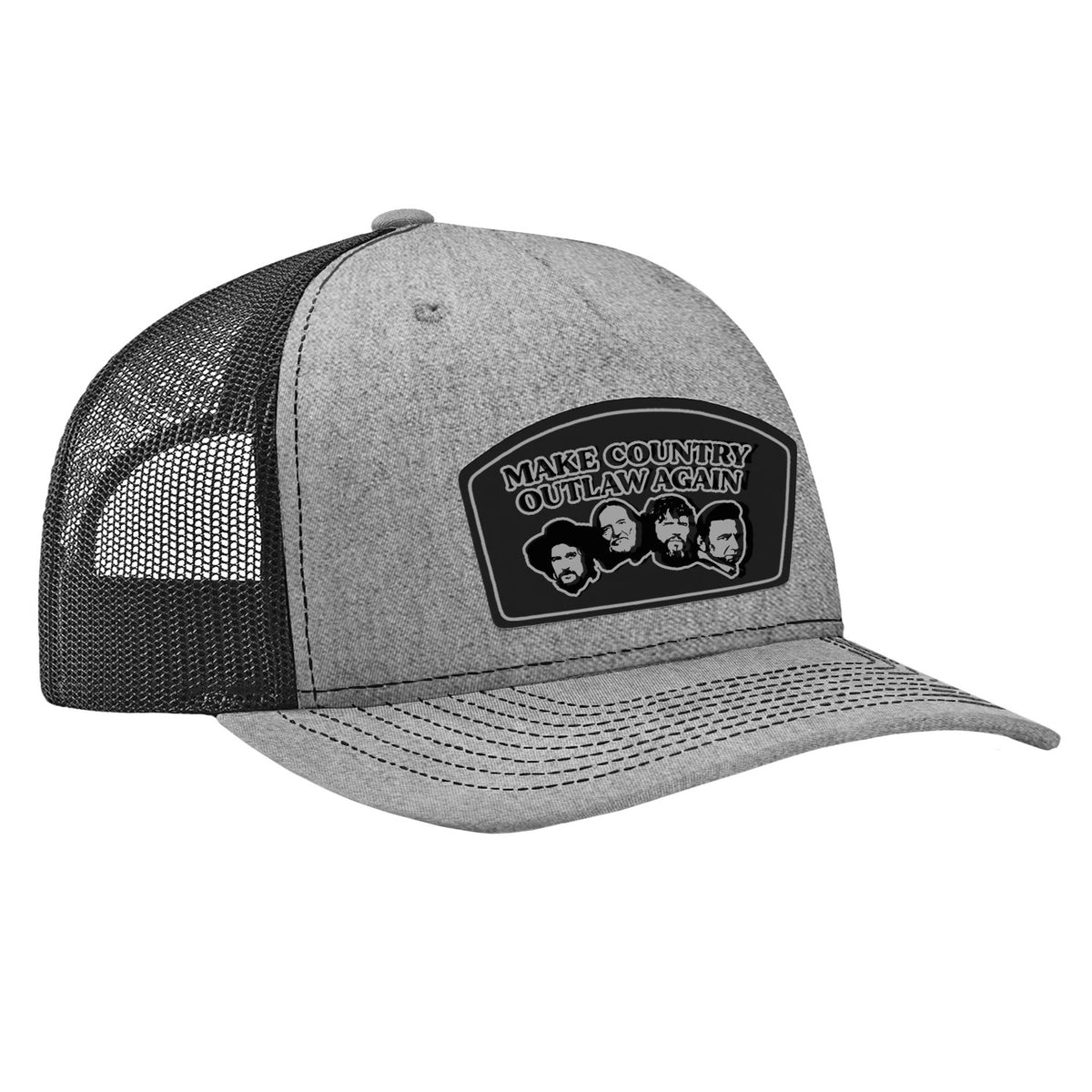 Make Country Outlaw Again Leather Patch Hat