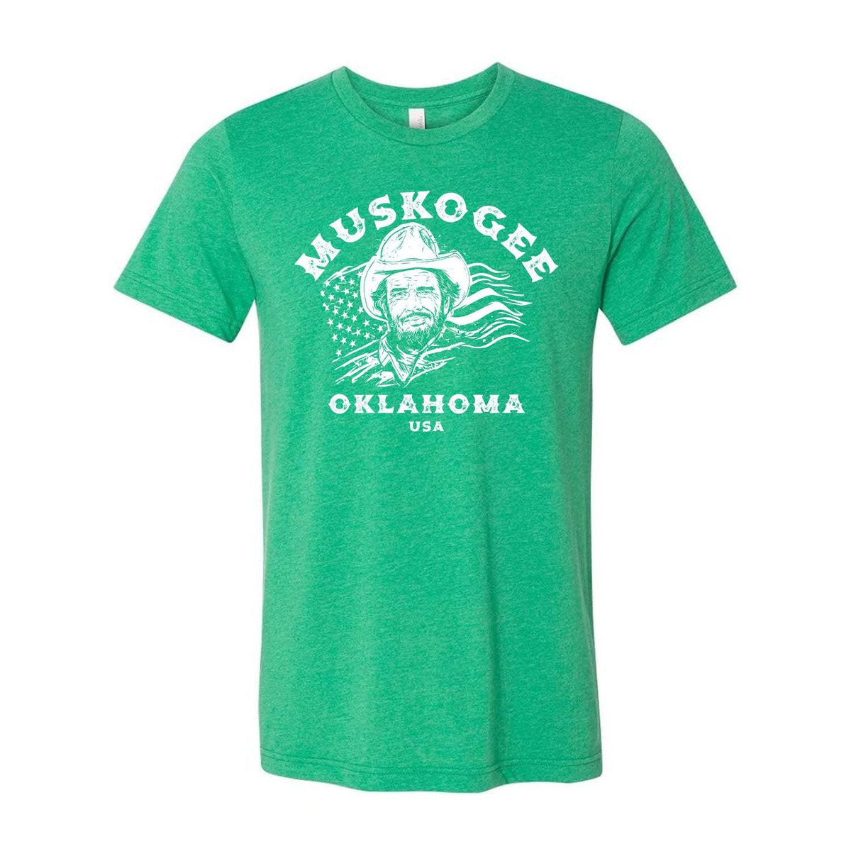 Haggard Old Flag Tee - Heather Kelly