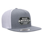 Make America Affordable Again Flat Bill Hat - Heather White