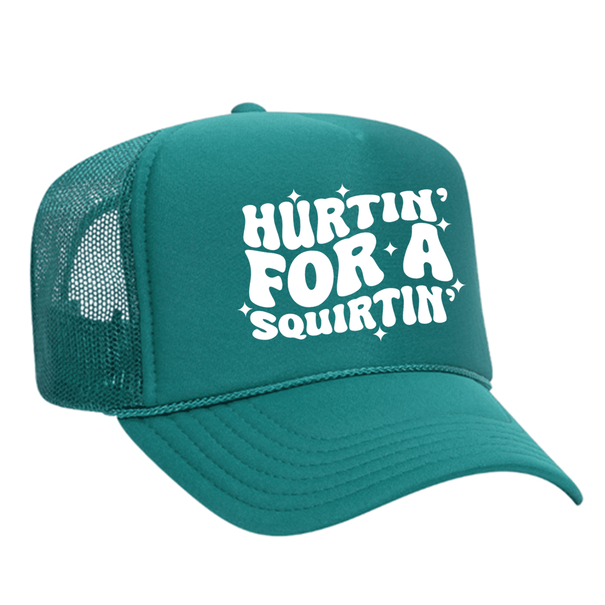 Hurtin' For A Squirtin' Foam Trucker Hat - Jade