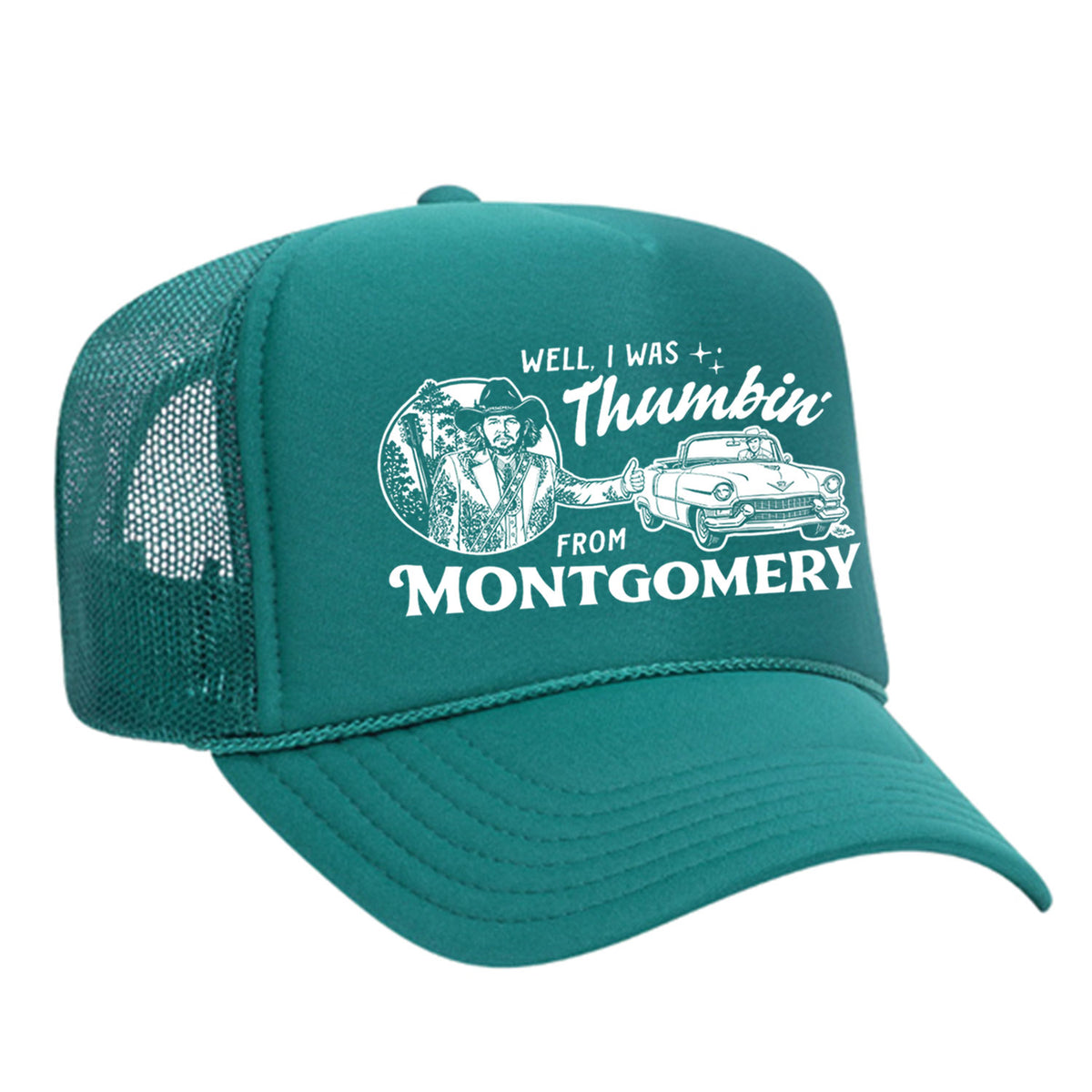 Thumbin' From Montgomery Foam Trucker Hat