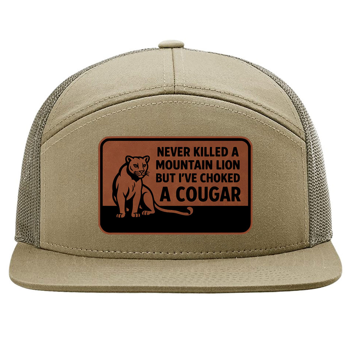 Choked A Cougar 7 Panel Hat