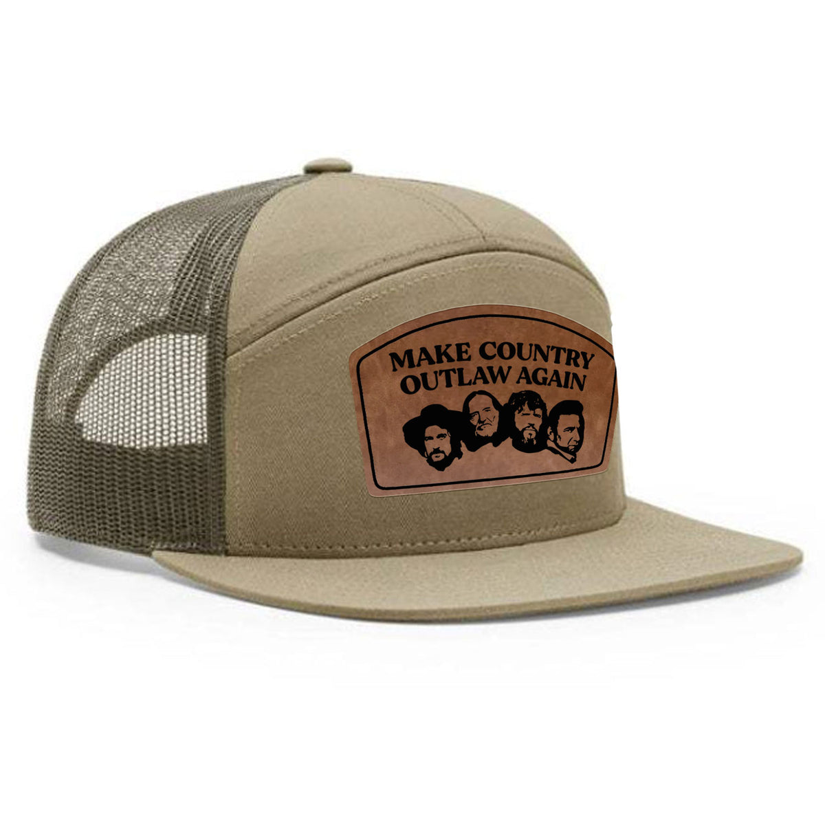 Make Country Outlaw Again 7 Panel Hat