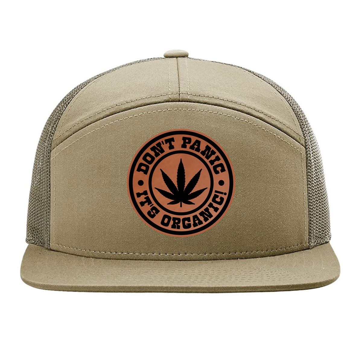 Don't Panic It's Organic 7 Panel Hat