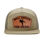 Will Dance For Diesel 7 Panel Hat