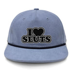 I Love Sluts Flat Bill Rope