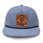 Chief Pokalotatwat Flat Bill Rope Leather Patch Hat