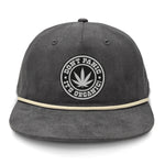 Don't Panic It's Organic Flat Bill Rope Leather Patch Hat
