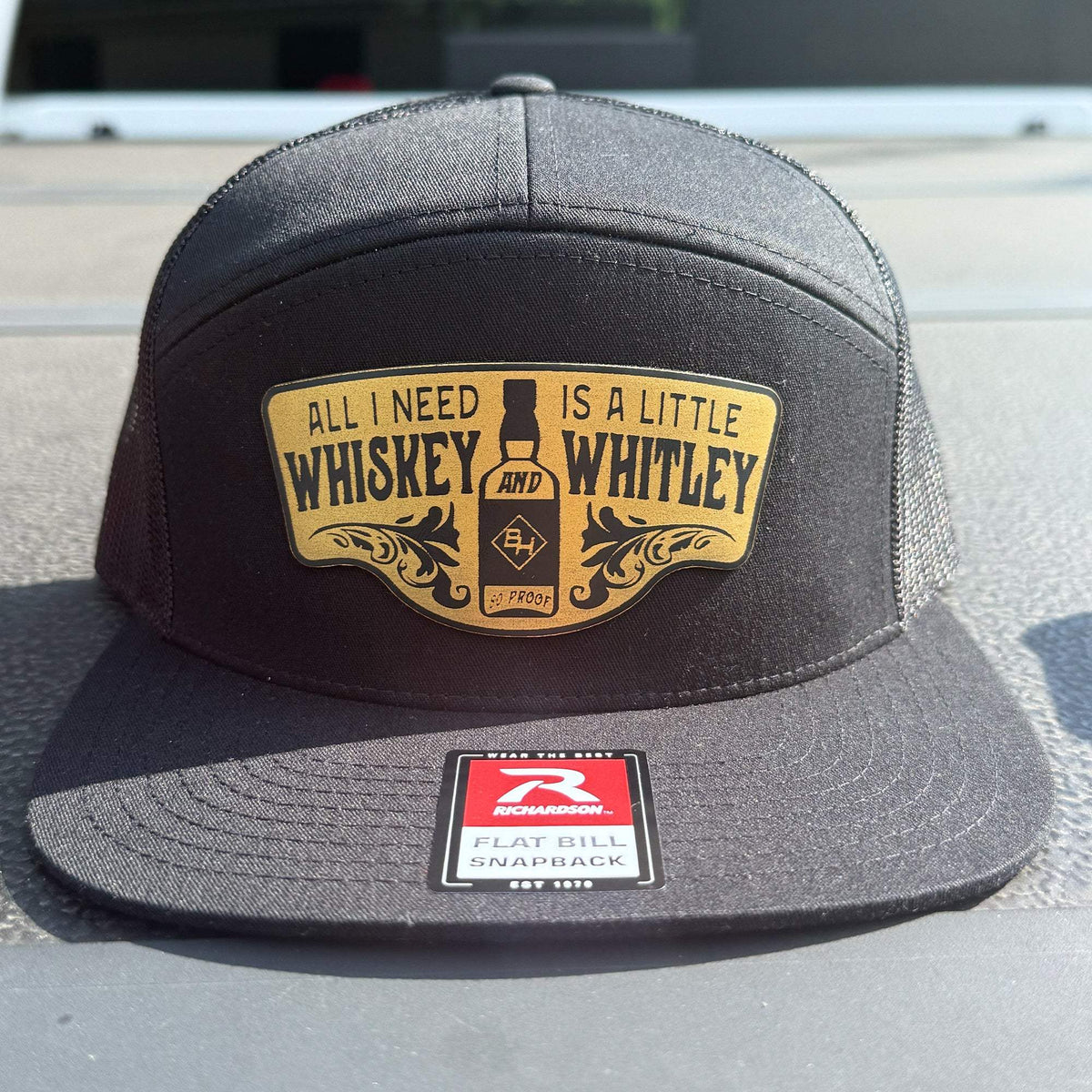 Whiskey & Whitley Patch Hat