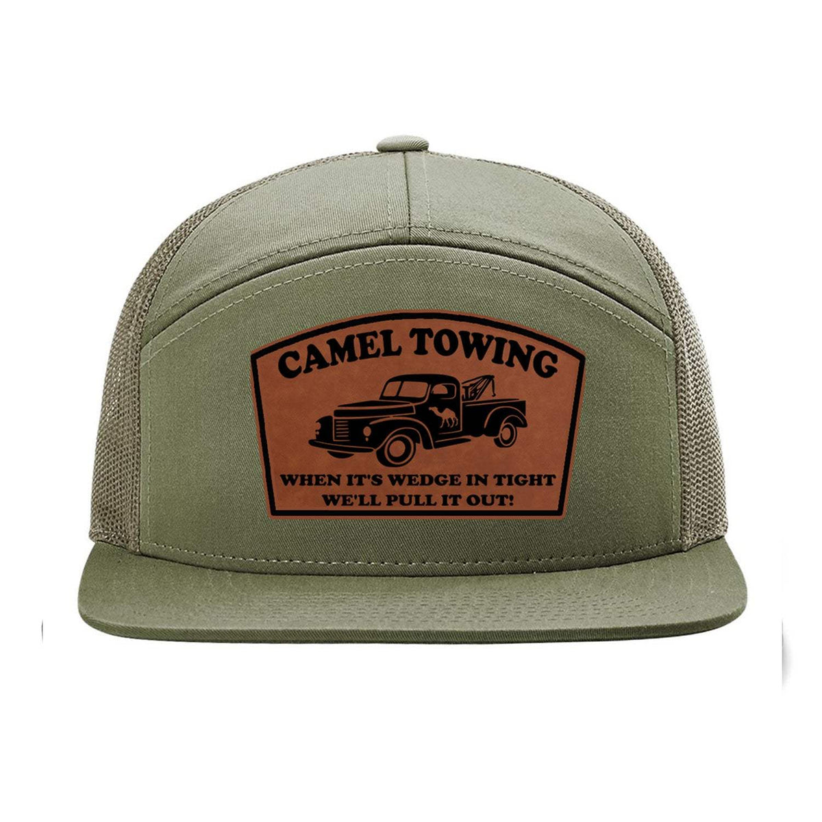 Camel Towing 7 Panel Hat - Loden