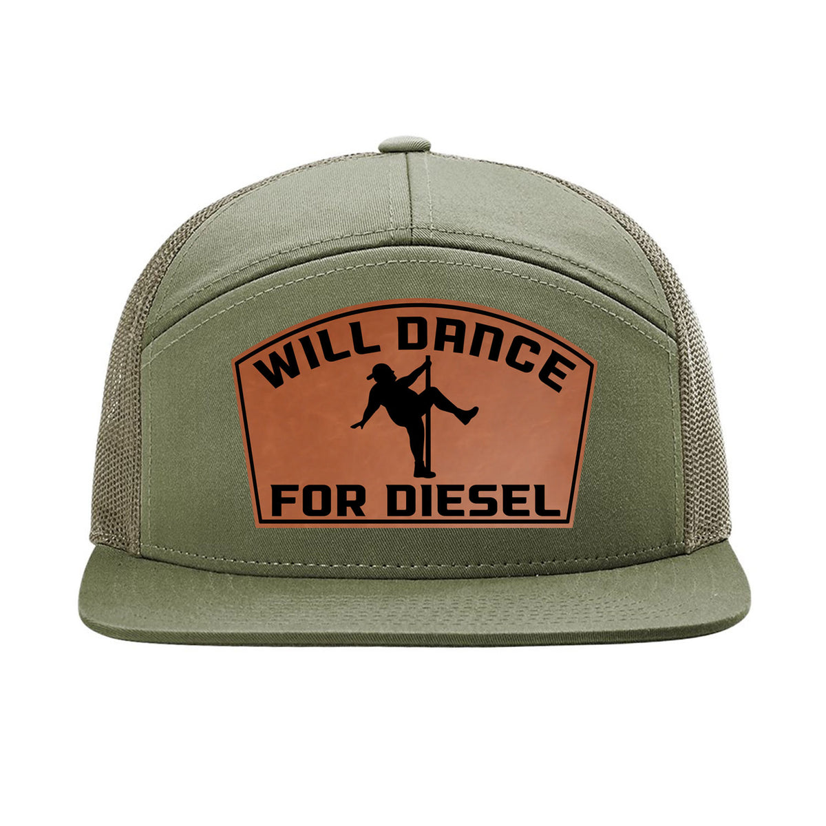 Will Dance For Diesel 7 Panel Hat