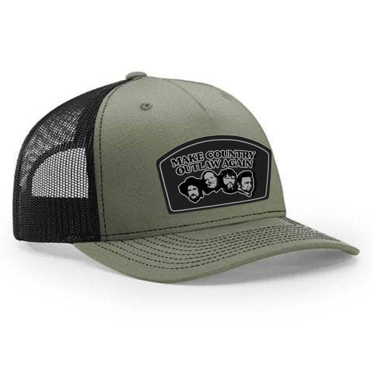 Make Country Outlaw Again Leather Patch Hat
