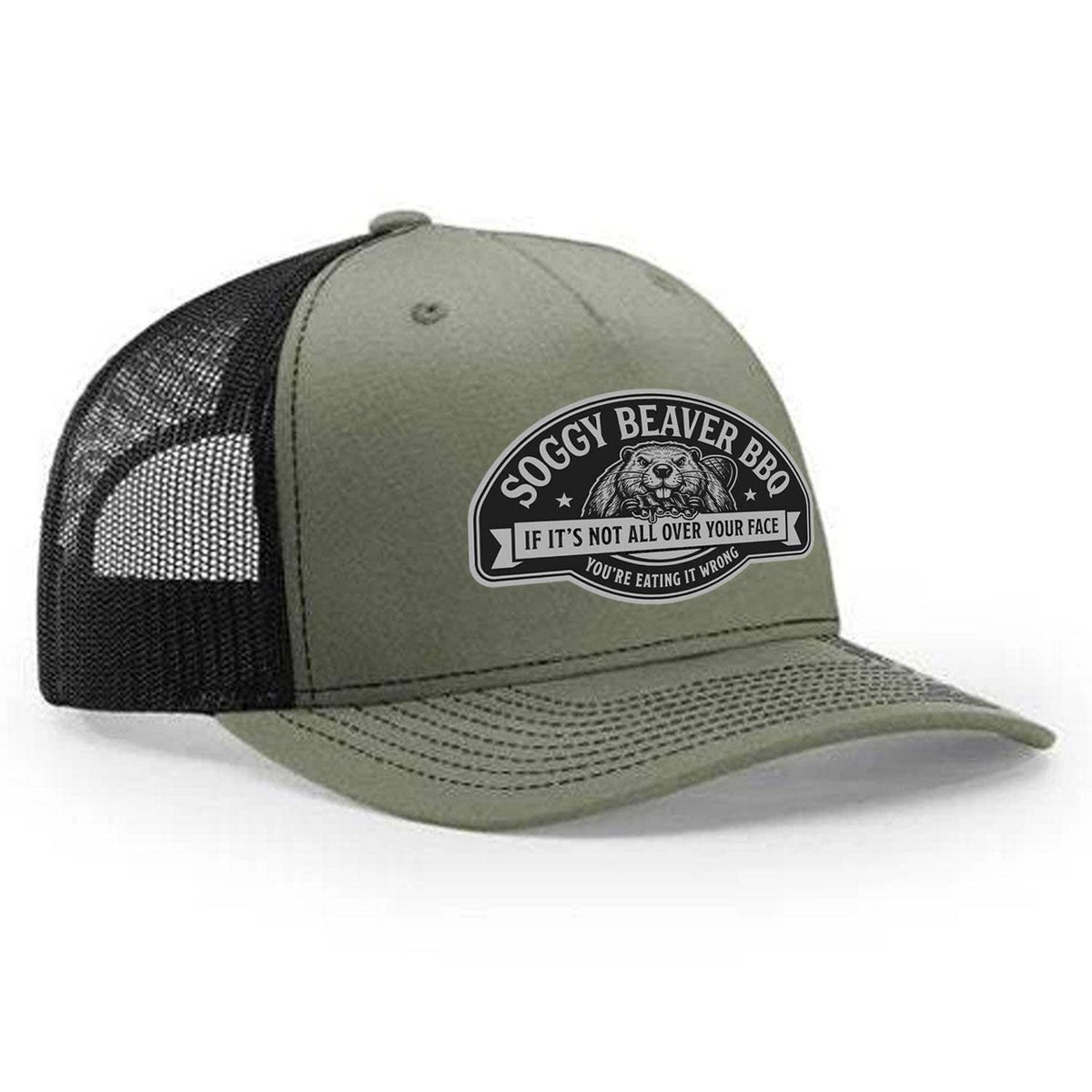 Soggy Beaver Classic Trucker Hat - Loden / Black