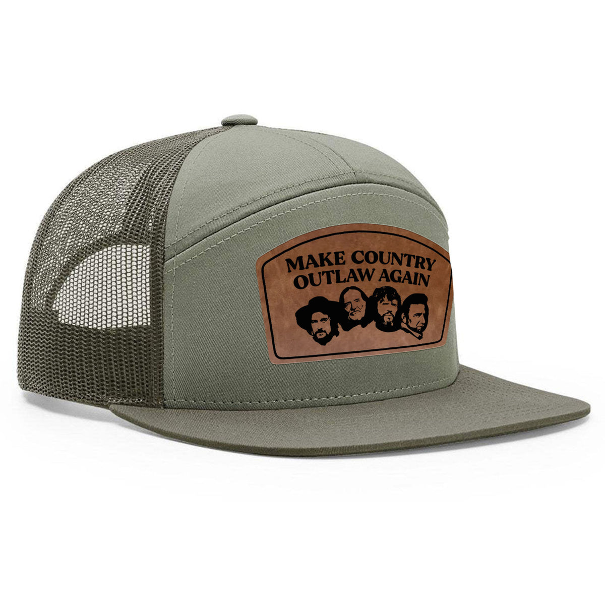 Make Country Outlaw Again 7 Panel Hat