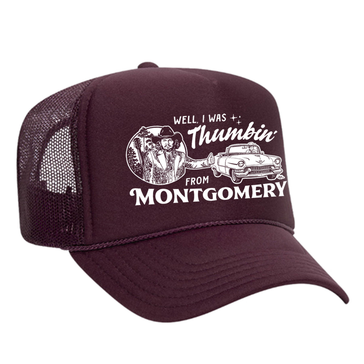 Thumbin' From Montgomery Foam Trucker Hat