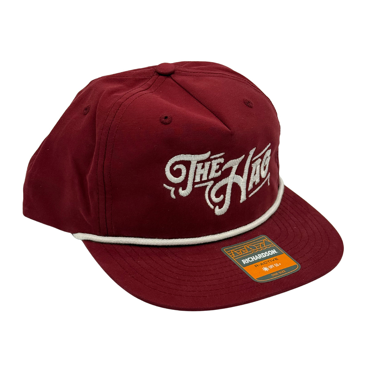 The Hag Embroidered Flat Bill Hat