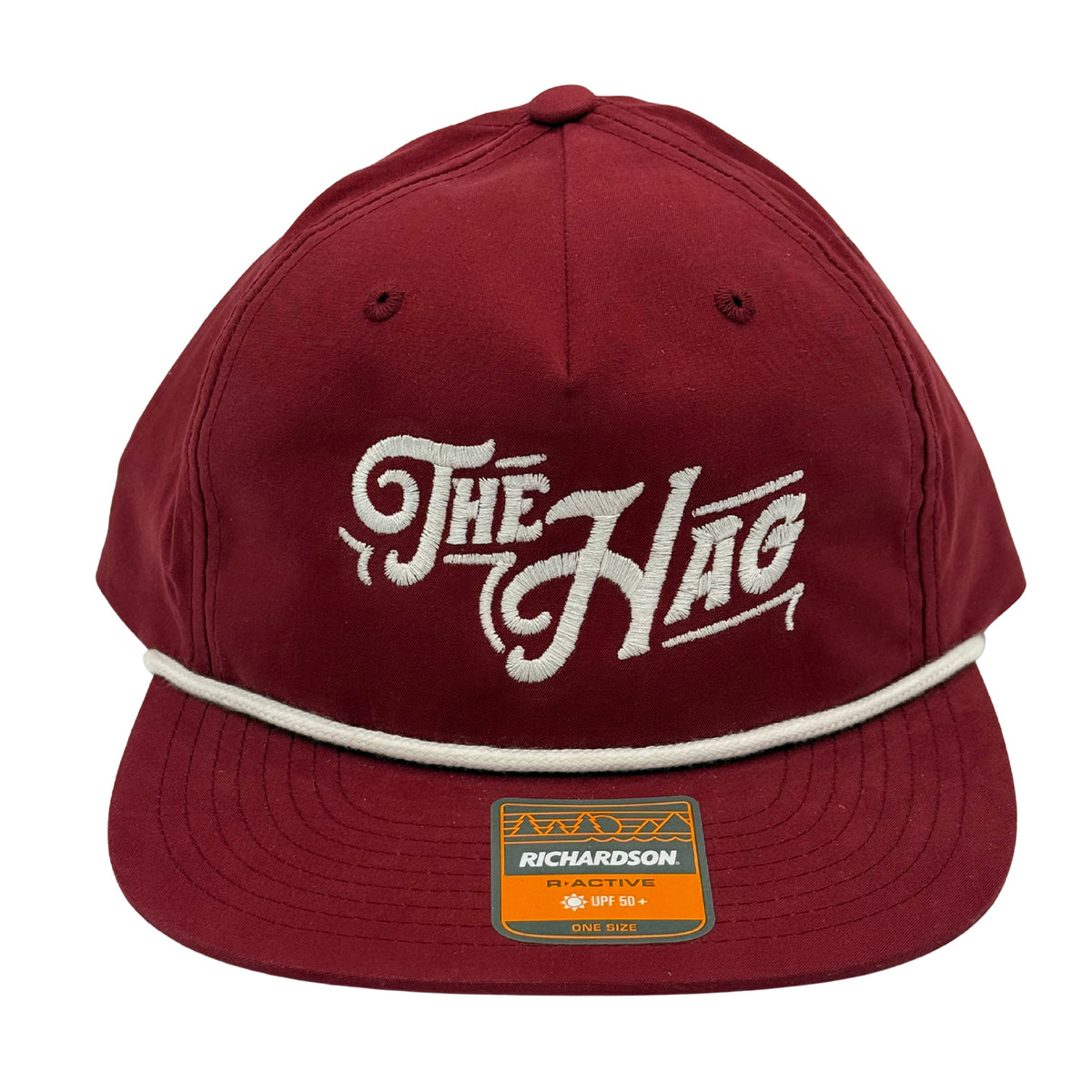The Hag Embroidered Flat Bill Hat