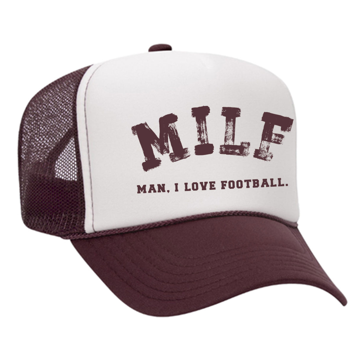 Man, I Love Football Foam Trucker Hat