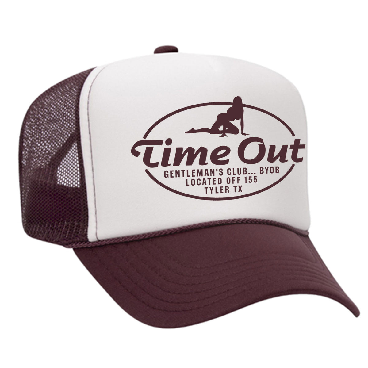Time Out Gentleman's Club Foam Trucker Hat