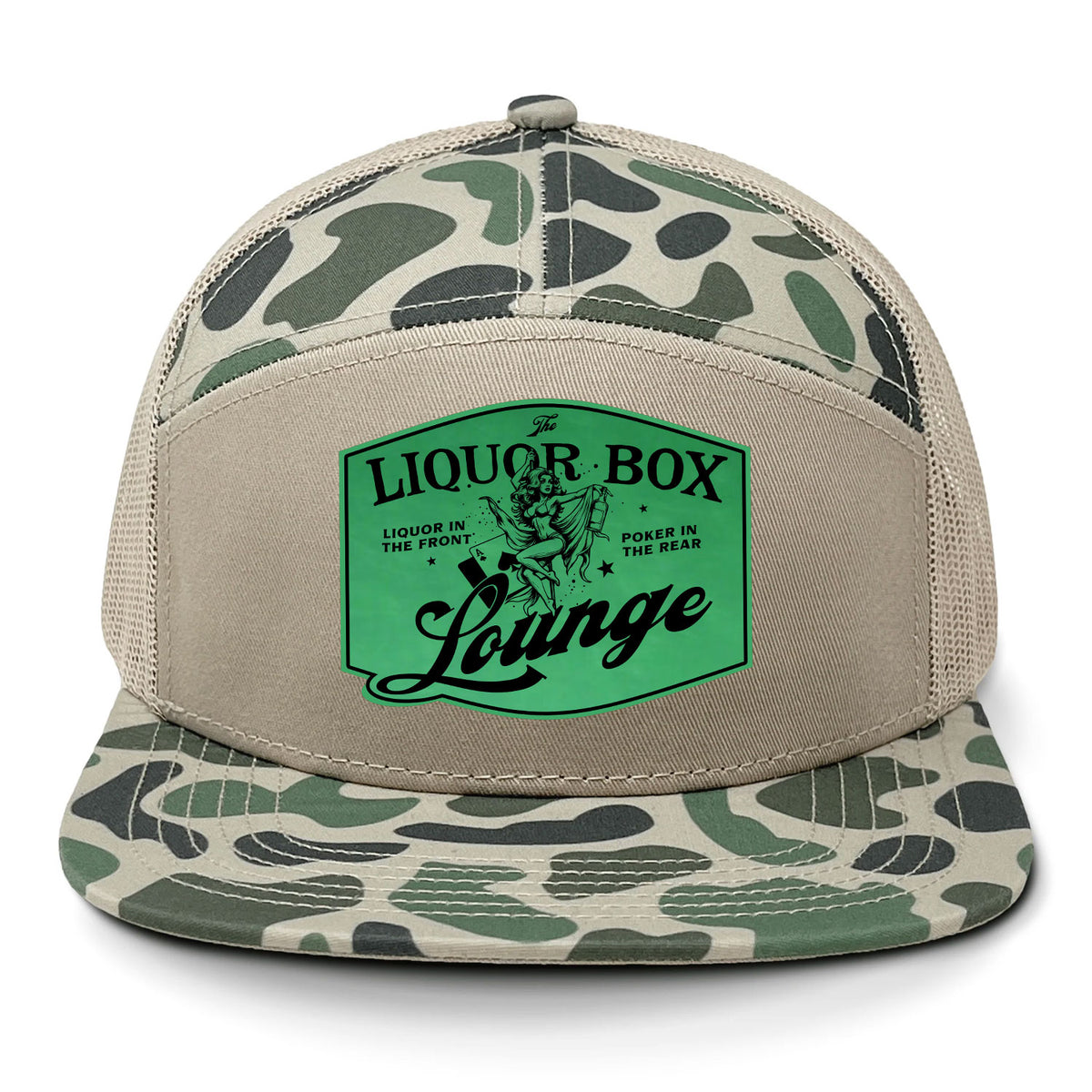 The Liquor Box Lounge 7 Panel Hat