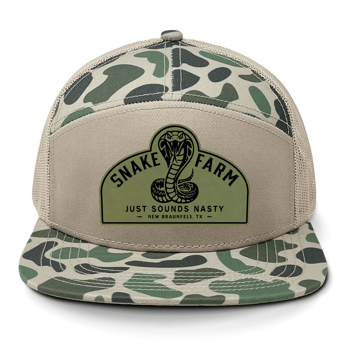 Snake Farm 7 Panel Hat