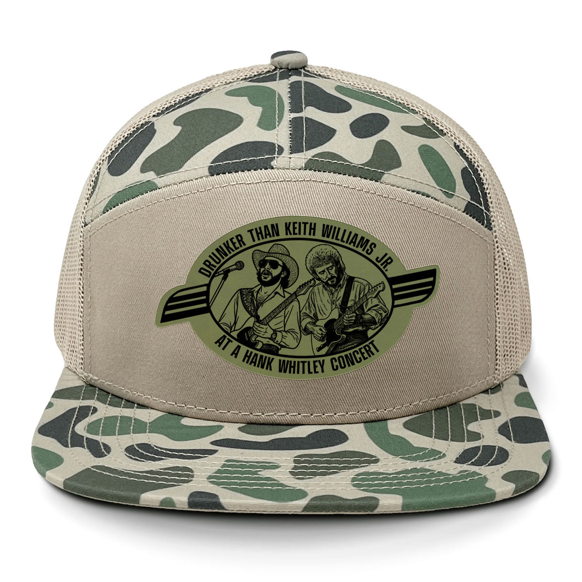 Hank Whitley 7 Panel Hat