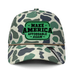 Make America Affordable Again Performance Leather Patch Hat - Marsh