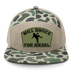 Will Dance For Diesel 7 Panel Hat