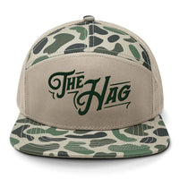 The Hag 7 Panel Embroidered Hat - Marsh